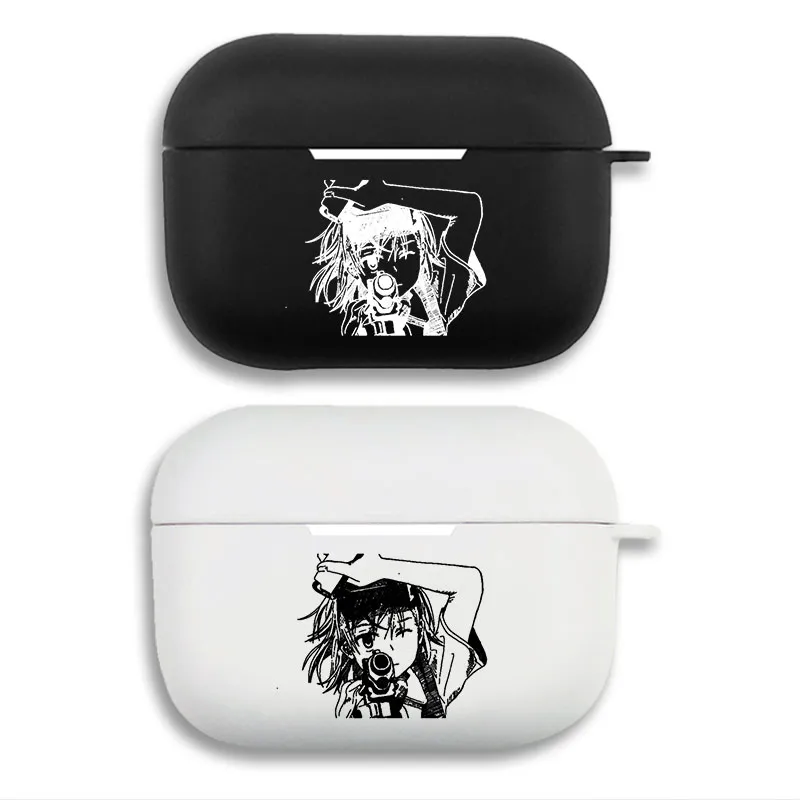 Hinamatsuri Hitomi Mishima Manga Line Art Anime AirPods Case with Lanyard