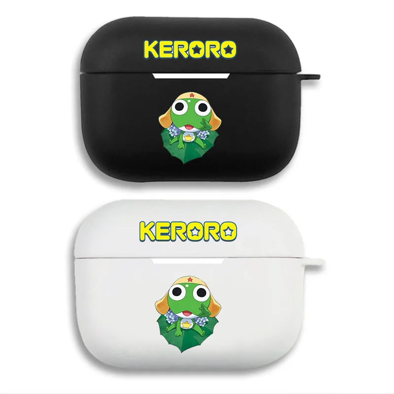 Sgt Frog Keroro Gunso - Cute Anime Character Matte Silicone AirPods Case