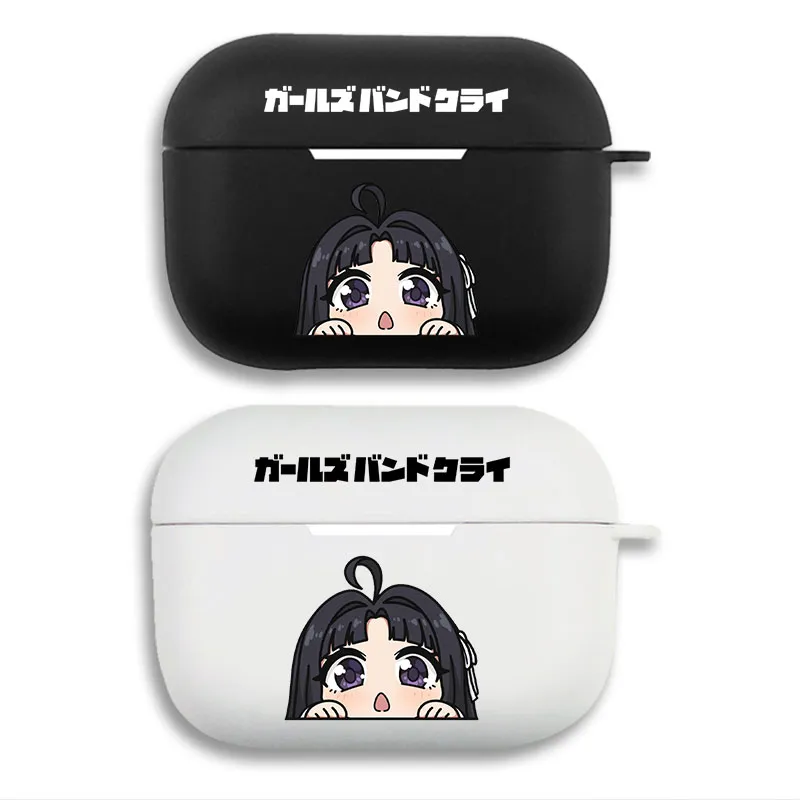 Girls Band Cry Subaru Awa Chibi Peeking Matte Silicone AirPods Case