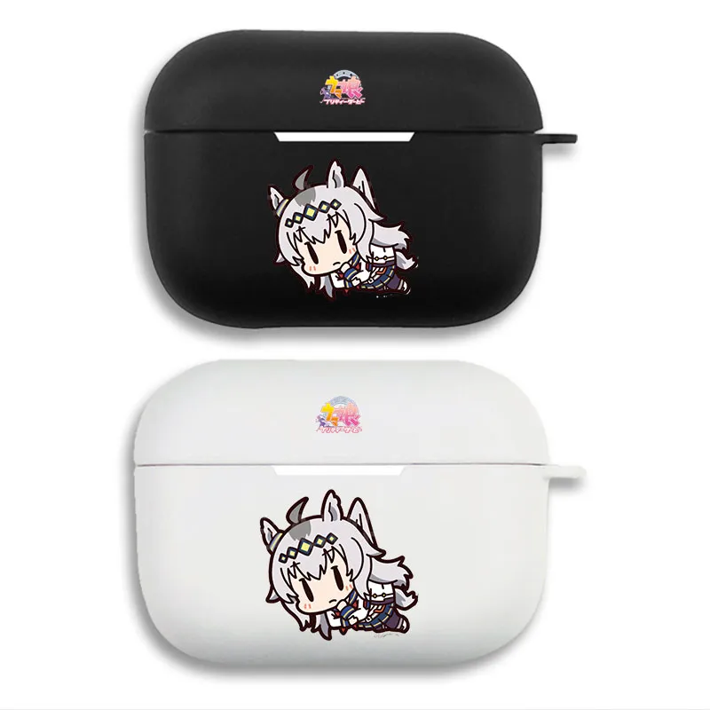 Uma Musume PrAlien Visitorty Derby Oguri Cap Chibi Graphic Print Matte Silicone AirPods Case