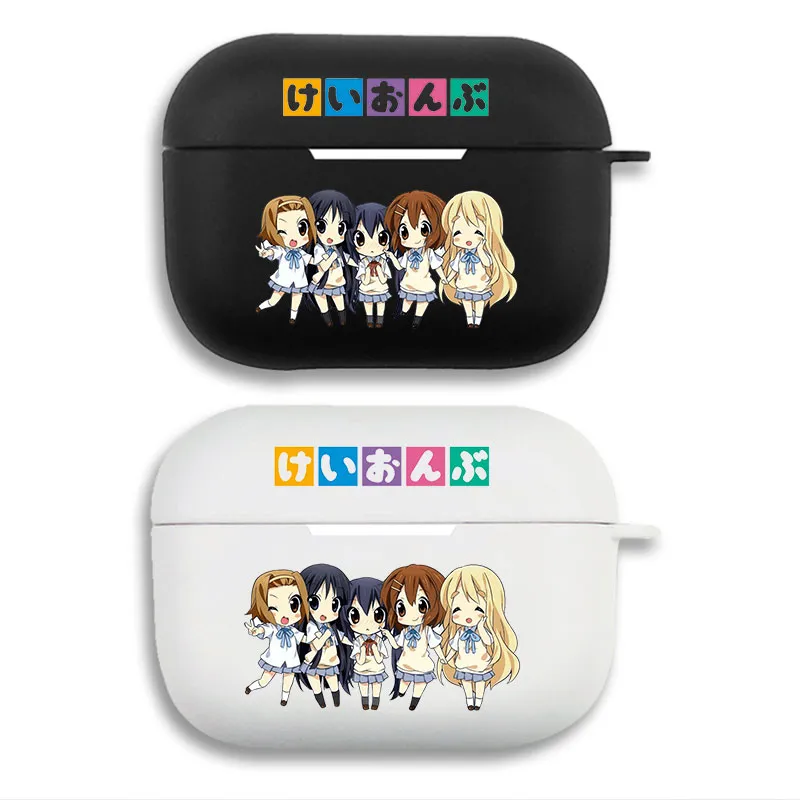 K-On! Keionbu HTT — Chibi Anime School Girl Matte Silicone AirPods Case
