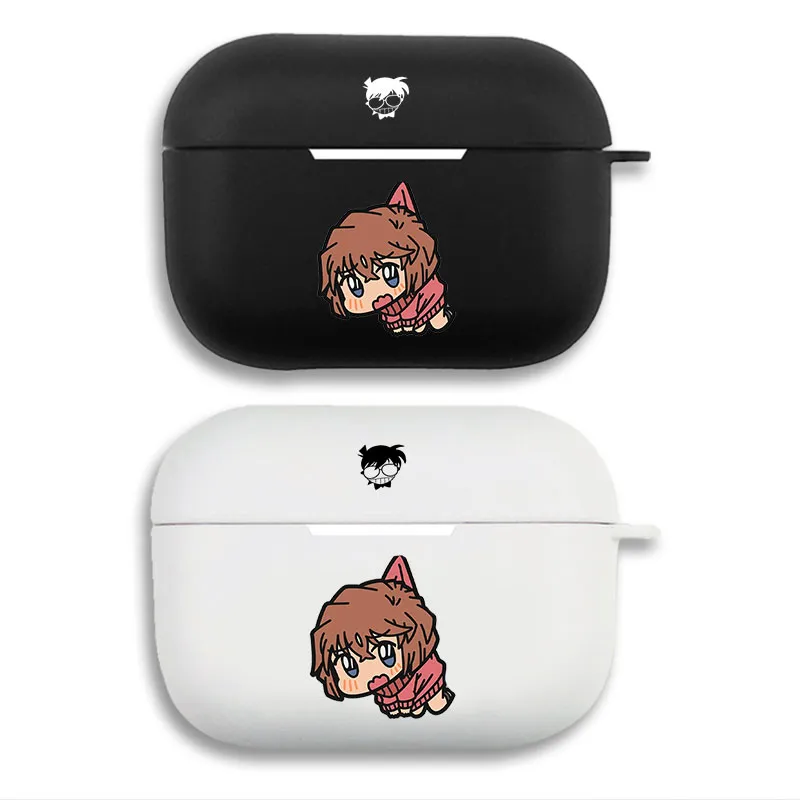 DAlien Visitorective Conan Ai Haibara Cute Chibi Anime AirPods Case with Lanyard