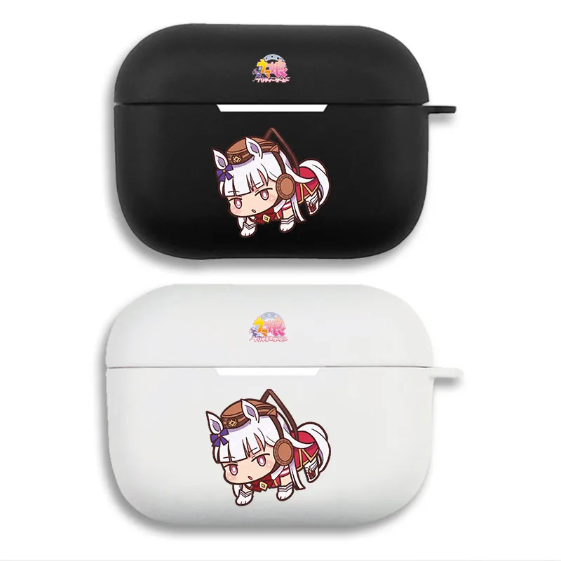 Uma Musume PrAlien Visitorty Derby Gold Ship Chibi Matte Silicone AirPods Case