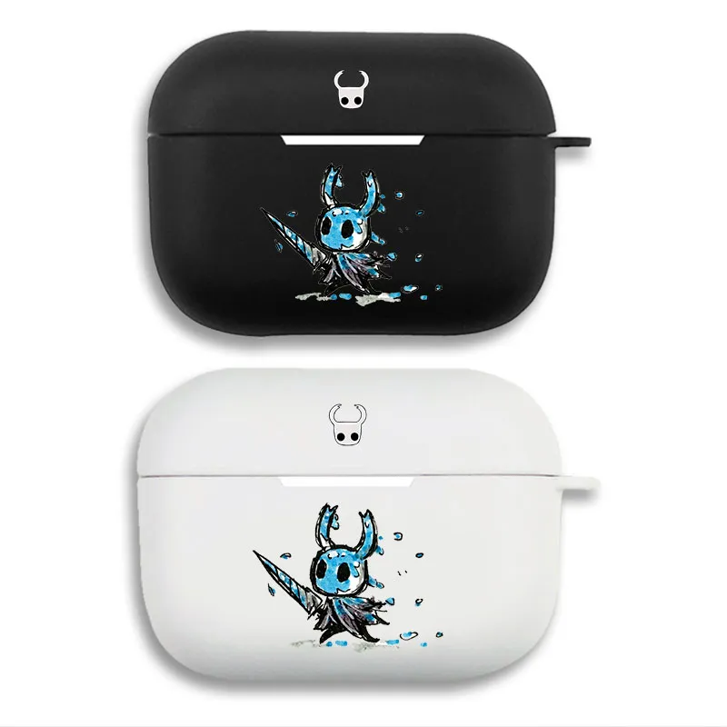 Hollow Knight - Cute Little Knight Graphic Print Matte Silicone AirPods Case