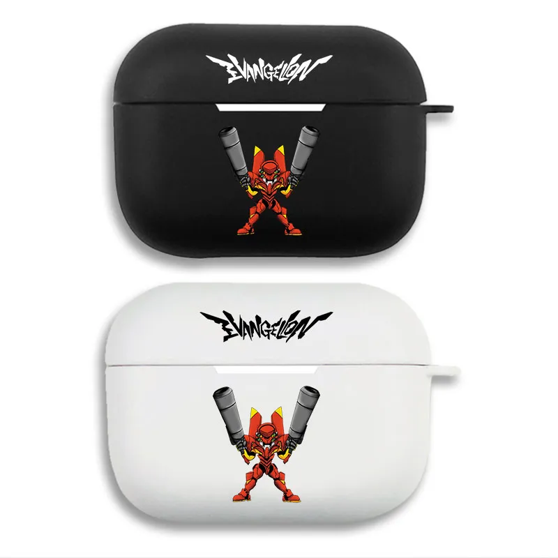 EVA Anime - Unit-02 Graphic Print Matte Silicone AirPods Case