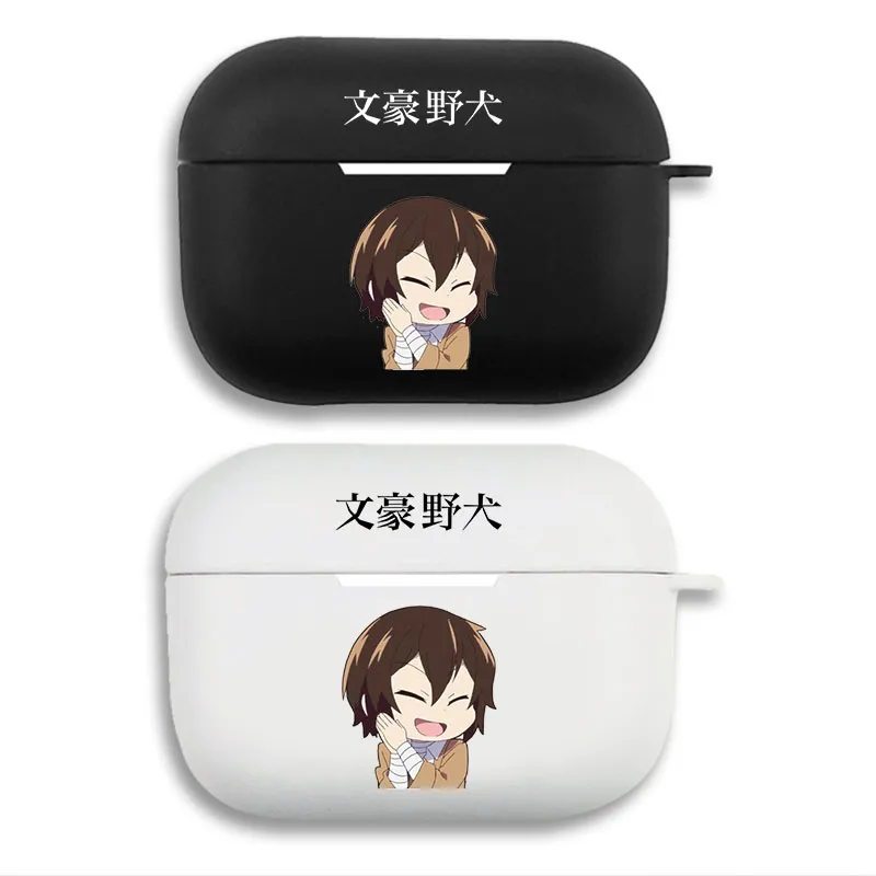 Bungo Stray Dogs Osamu Dazai Chibi - Matte Silicone AirPods Case
