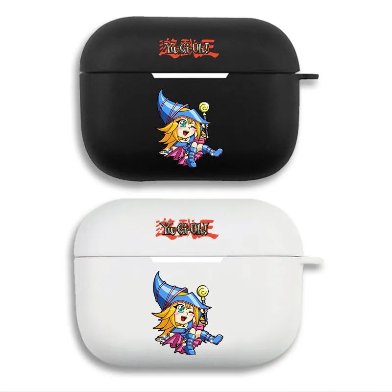 Yu-Gi-Oh! Dark Magician Girl - Chibi Anime Figure Graphic Matte Silicone AirPods Case