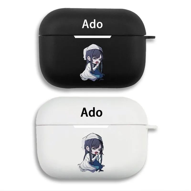J-Pop Singer Ado Chibi Character Matte Silicone AirPods Case