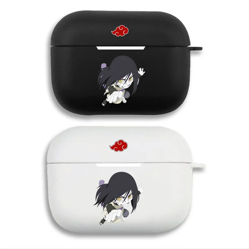 Ninja Anime Akatsuki Orochimaru — Cute Chibi Anime Graphic Print Matte Silicone AirPods Pro Case
