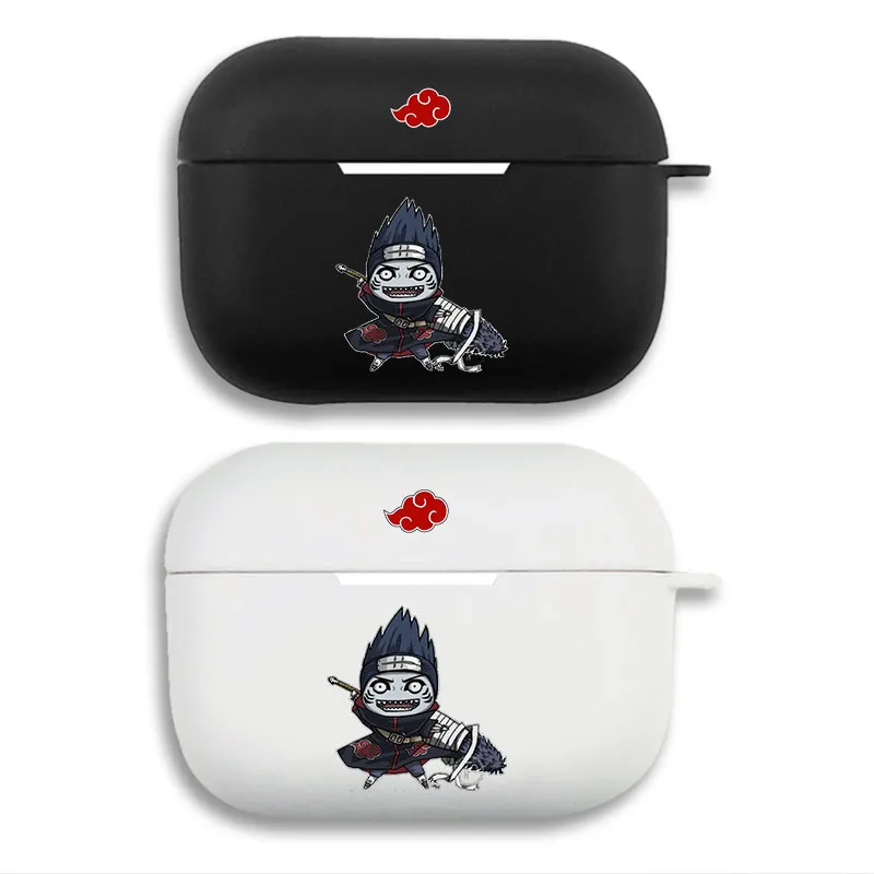 Ninja Anime Akatsuki Kisame Hoshigaki — Chibi Anime Graphic Print Matte Silicone AirPods Pro Case