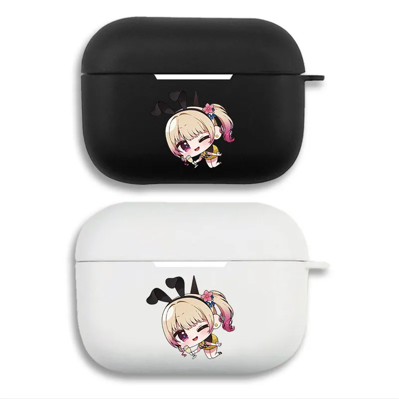 D4DJ Groovy Mix Rinku Aimoto Bunny Girl - Cute Chibi Anime Matte AirPods Case