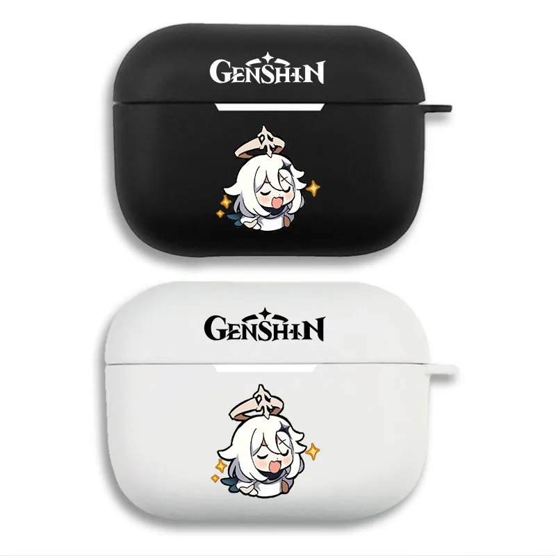 Original God Paimon - Cute Anime Chibi Game Graphic Matte AirPods Case