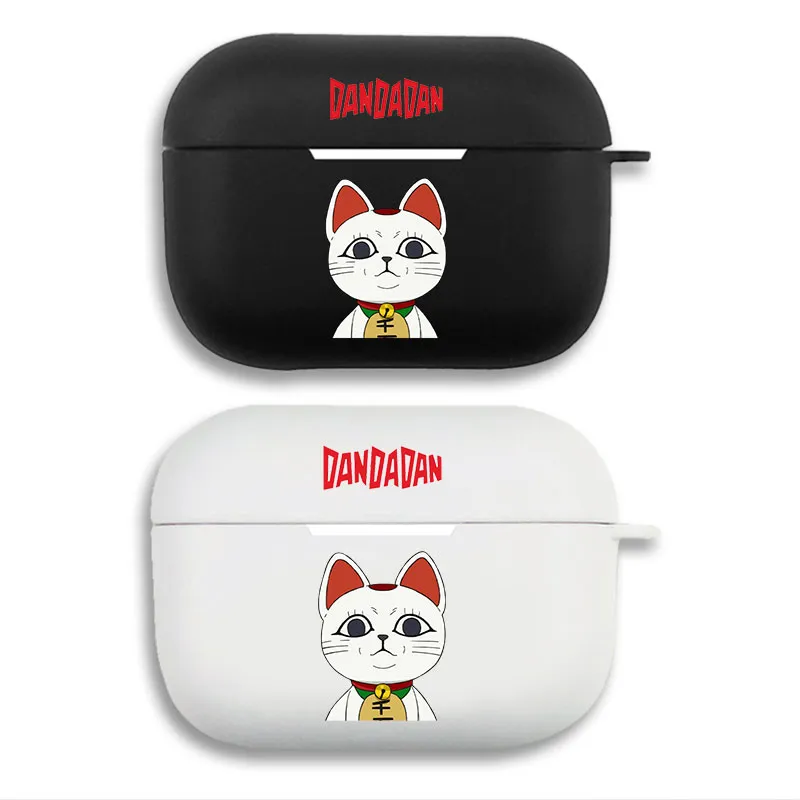 Dandadan Turbo Granny Maneki Neko - Cute Anime Cat Graphic Matte AirPods Case