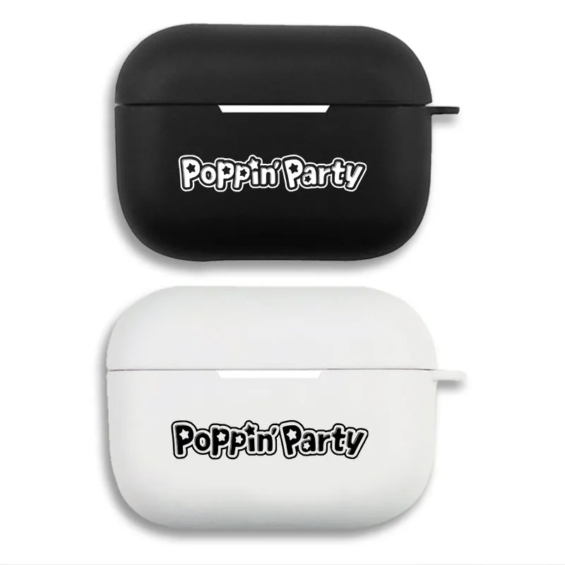 BanG Dream Poppin Party - Cute Anime Band Logo Graphic Matte AirPods Case