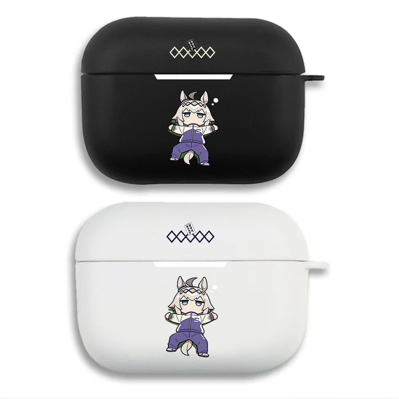 Uma Musume Oguri Cap - Cute Chibi Anime Graphic Matte AirPods Case