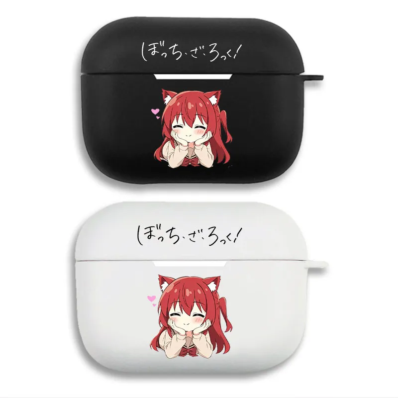 Bocchi the Rock Kita Ikuyo Cute Cat Ears Anime AirPods Case
