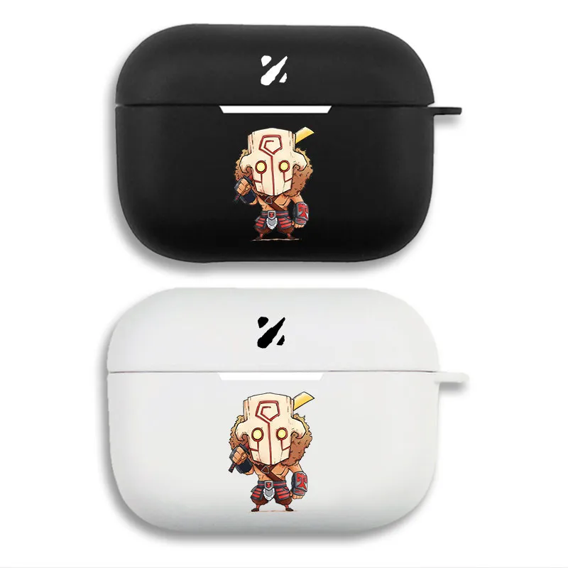 Dota 2 Juggernaut Yurnero — Chibi MOBA Gaming Hero Graphic Matte Silicone AirPods Pro Case