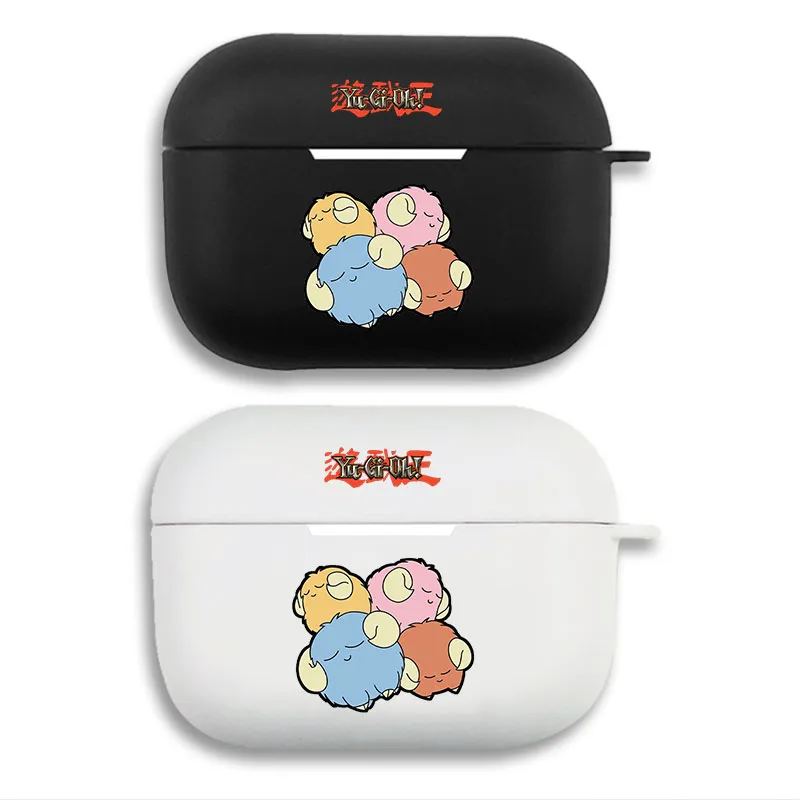 Yu-Gi-Oh Scapegoat Kuriboh Tokens — Cute Anime Monsters Graphic Matte Silicone AirPods Pro Case