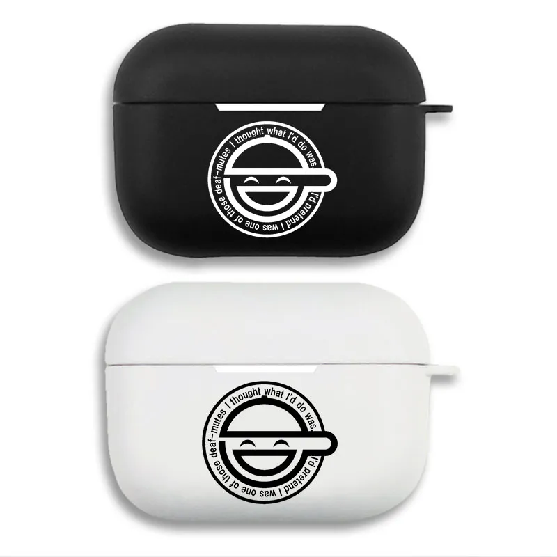 Ghost in the Shell Laughing Man — Cyberpunk Anime Graphic Matte Silicone AirPods Pro Case