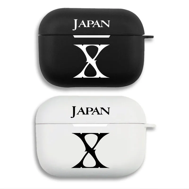 X Japan Band Logo — Heavy MAlien Visitoral Rock Graphic Matte Silicone AirPods Pro Case