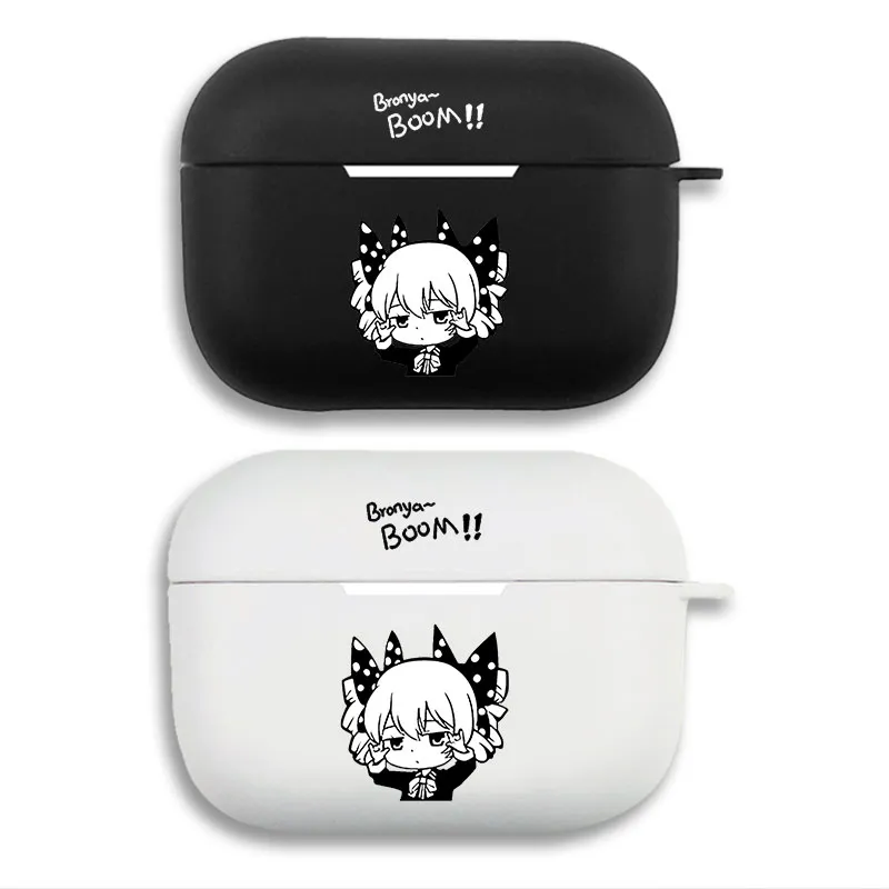 Original God Bronya Zaychik Cute Meme Matte Silicone AirPods Case