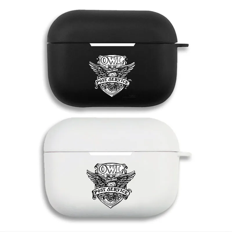 Wizard Tales Owl Post Service Crest Hedwig - Wizarding World Matte Silicone AirPods Case