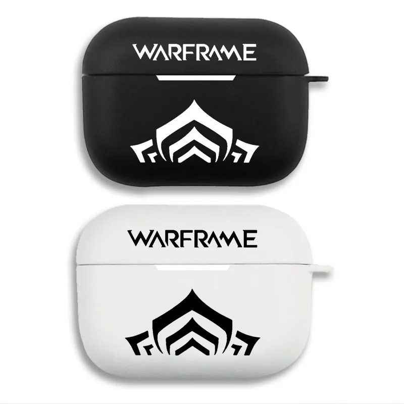 Warframe Lotus Game Logo Matte Soft Silicone AirPods Case
