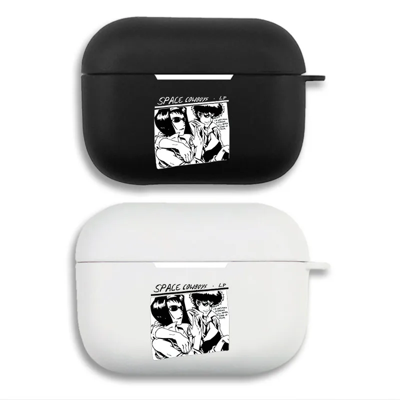 Cowboy Bebop Spike and Faye Space Cowboys - Matte Graphic Printed Silicone AirPods Pro Case