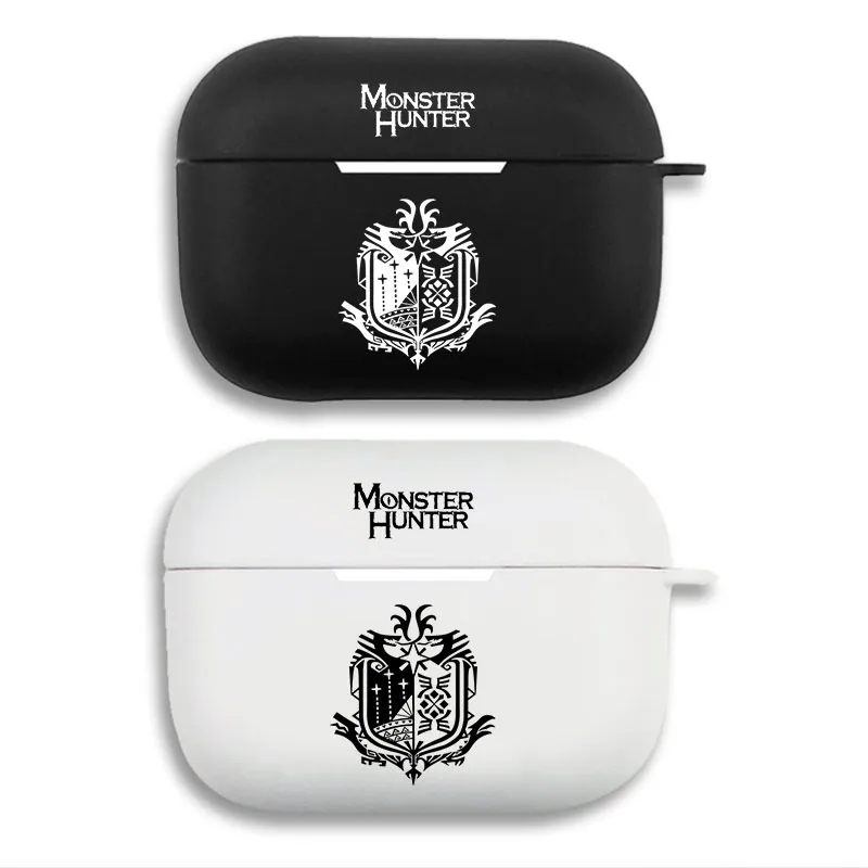 Monster Hunter World Research Commission Emblem - Matte Graphic Printed Silicone AirPods Pro Case