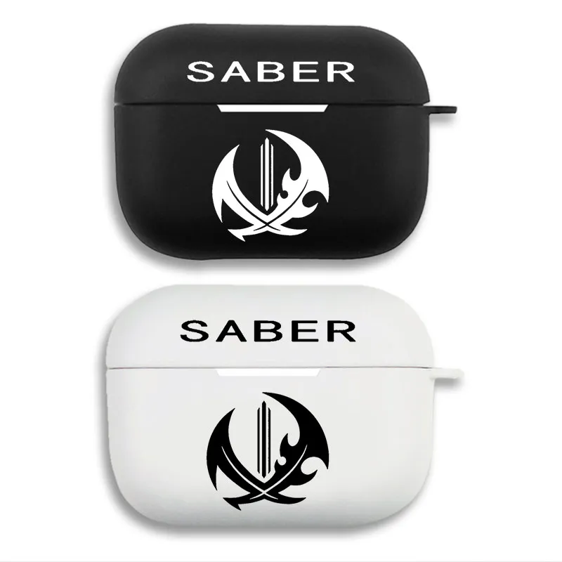 Fate Stay Night Saber Class Emblem Matte Soft Silicone AirPods Case