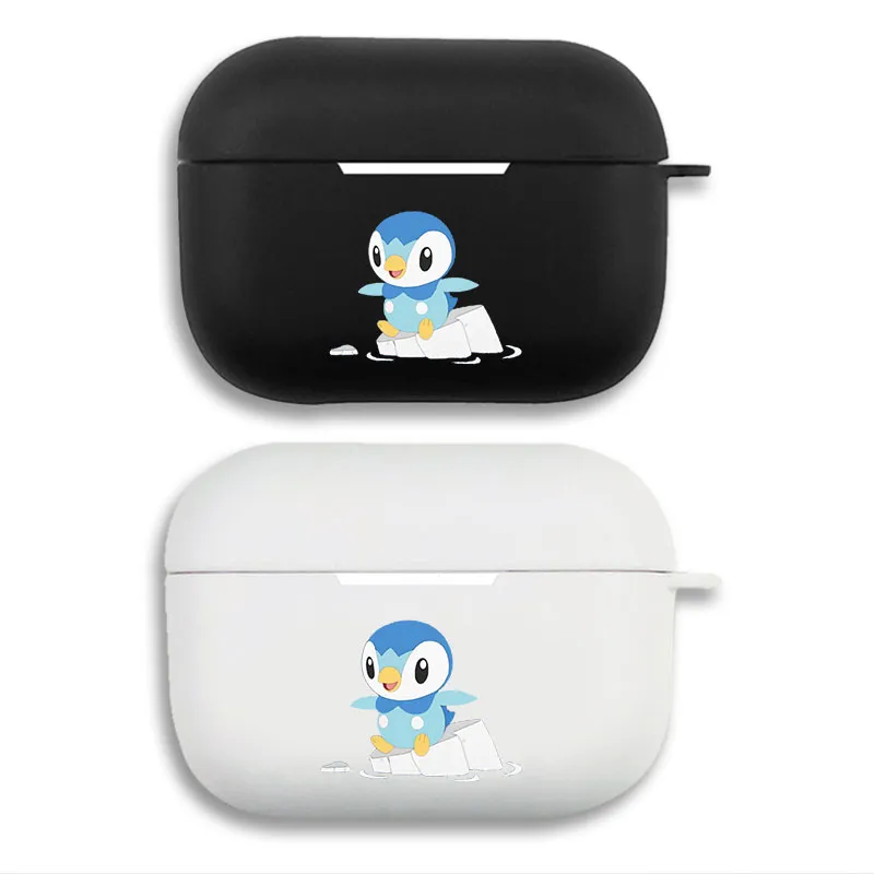 Creature Collection Piplup Cute Water Starter Matte Soft Silicone AirPods Case