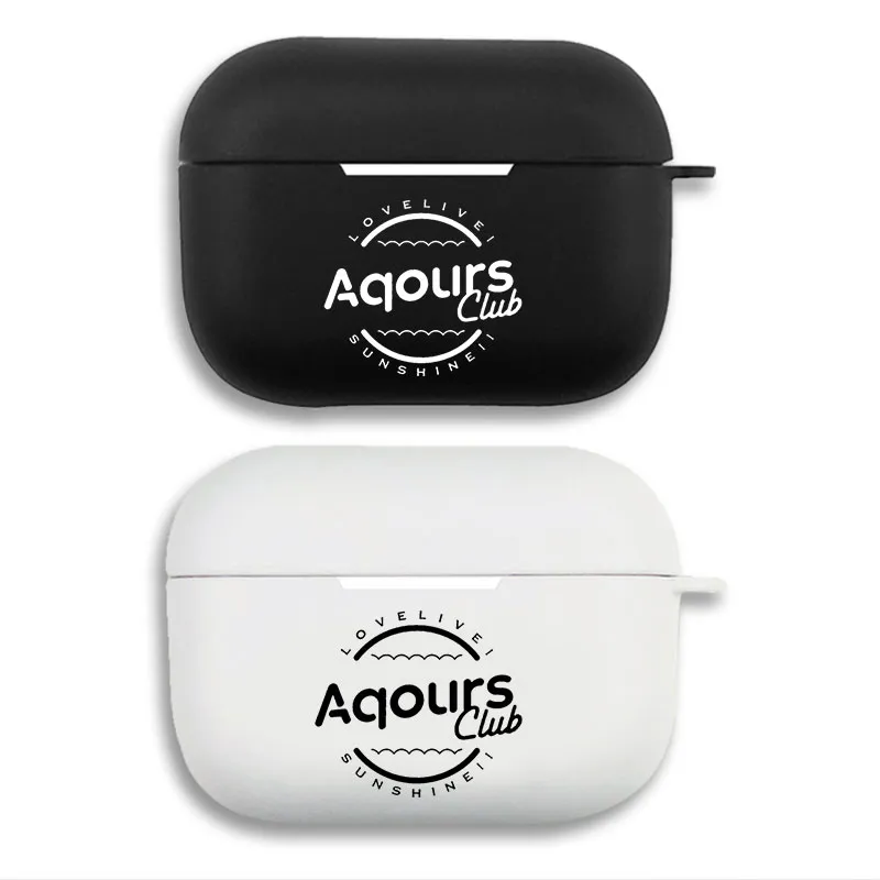 Love Live Sunshine Aqours Club Logo - Idol Anime Matte Silicone AirPods Case