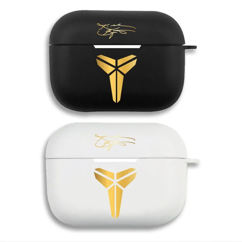 Kobe Bryant Mamba Logo - Gold Signature BaskAlien Visitorball Matte AirPods Case