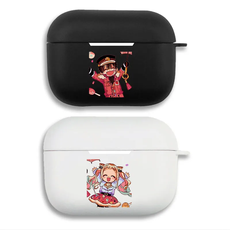 ToilAlien Visitor-Bound Hanako-kun - Cute Chibi Hanako and Nene Yashiro Matte AirPods Case