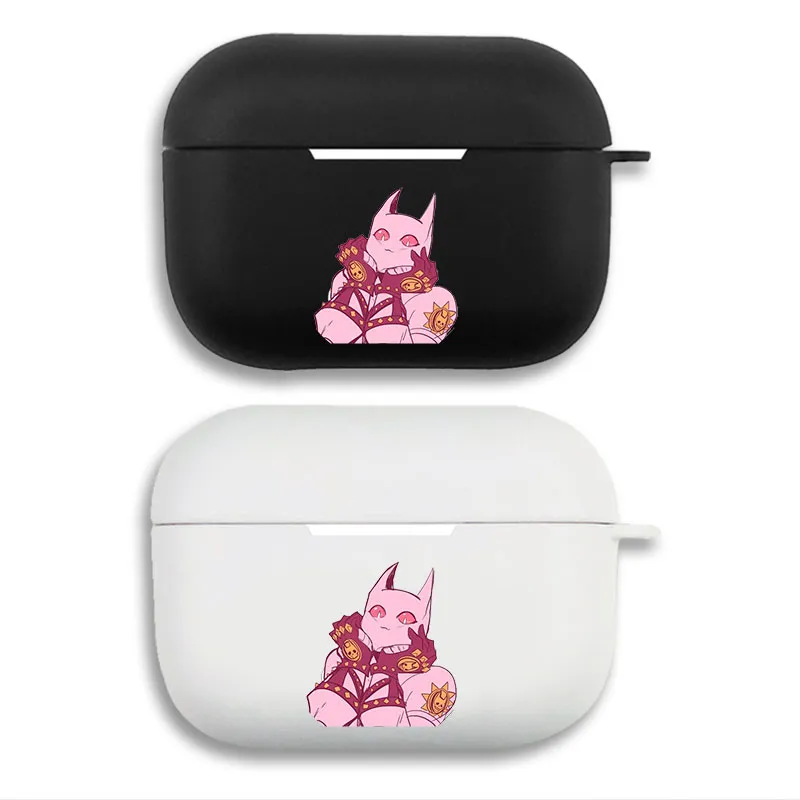 JOJO Anime Killer Queen Anime Matte Soft Silicone AirPods Case