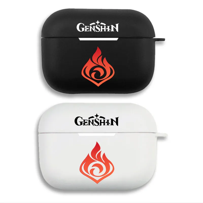 Original God Pyro Element - Vision Logo Matte Silicone AirPods Case