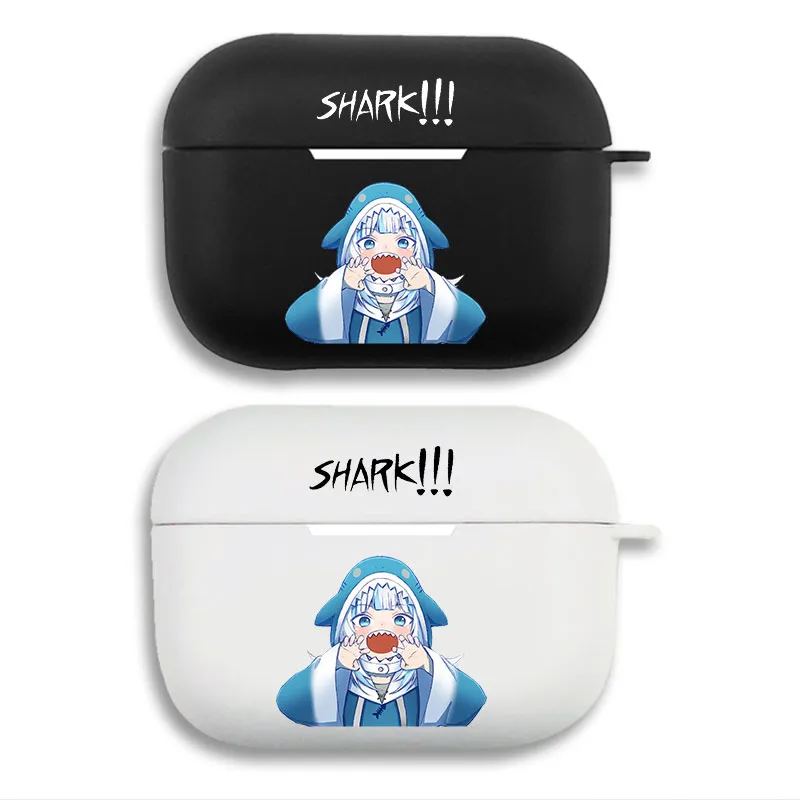 Gawr Gura Gawrgura - Cute Shark Girl Anime Matte AirPods Case
