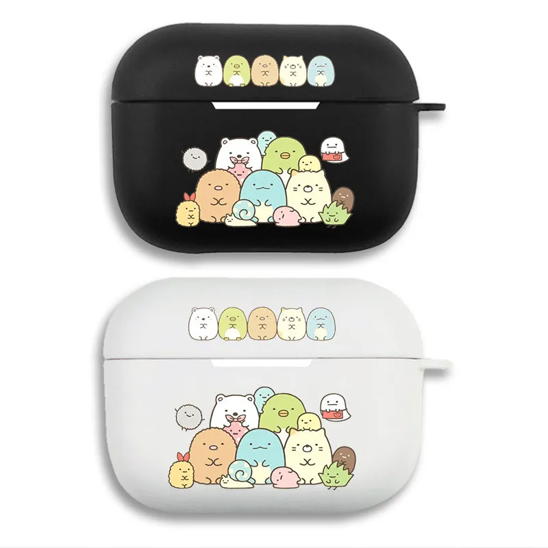 Sumikko Gurashi — Cute Kawaii Family Corner Characters Print Matte Silicone AirPods Case