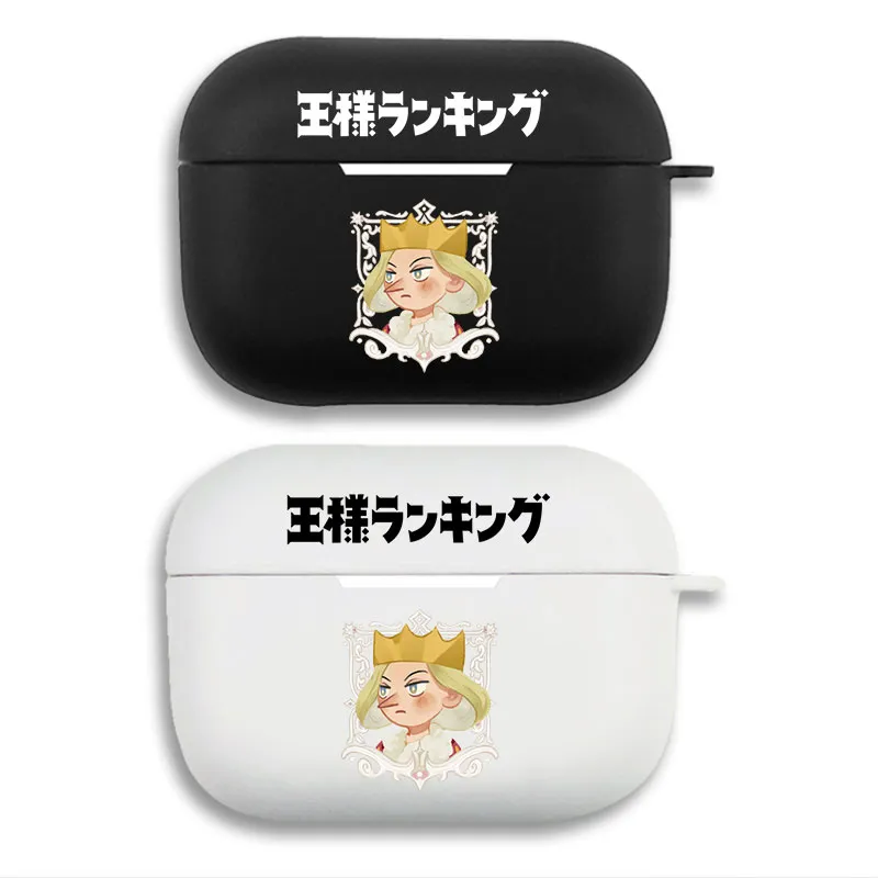 Ranking of Kings — Prince Daida Crown Character Graphic Print Matte Silicone AirPods Case