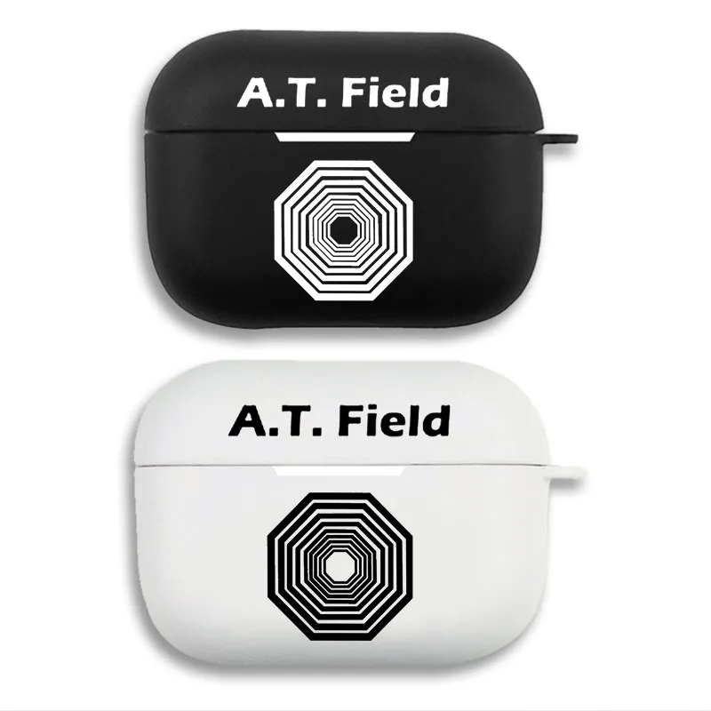 EVA Anime — Absolute Terror A.T. Field Octagon Print Matte Silicone AirPods Case