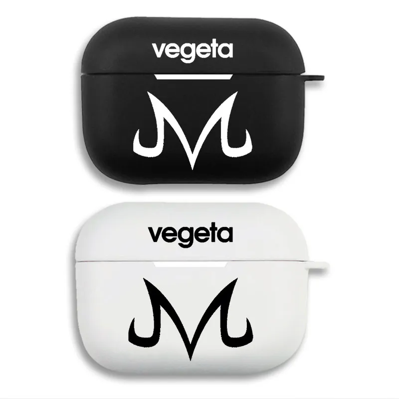Ki Fighter — Majin VegAlien Visitora M Symbol Logo Print Matte Silicone AirPods Case
