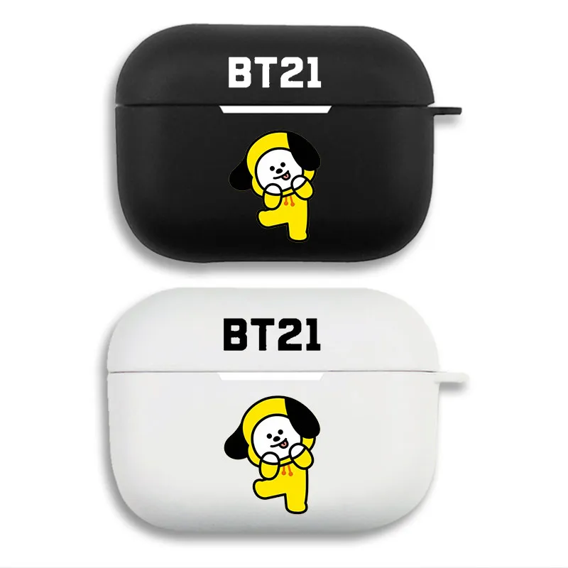 BT21 — Cute Chimmy Character Print Matte Silicone AirPods Case