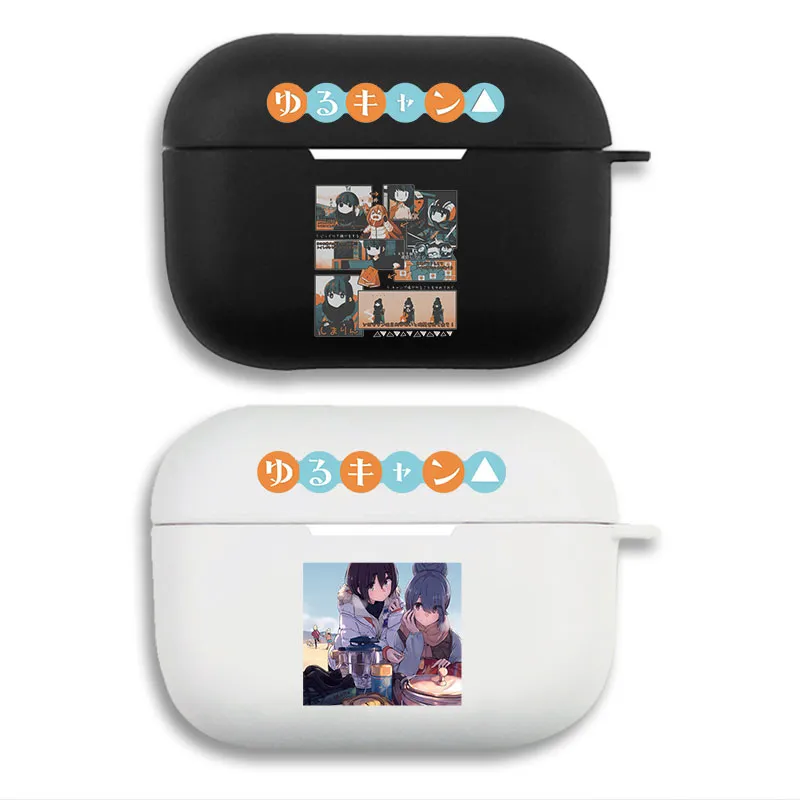 Laid-Back Camp Yuru Camp - Cute Anime Panels Matte AirPods Case