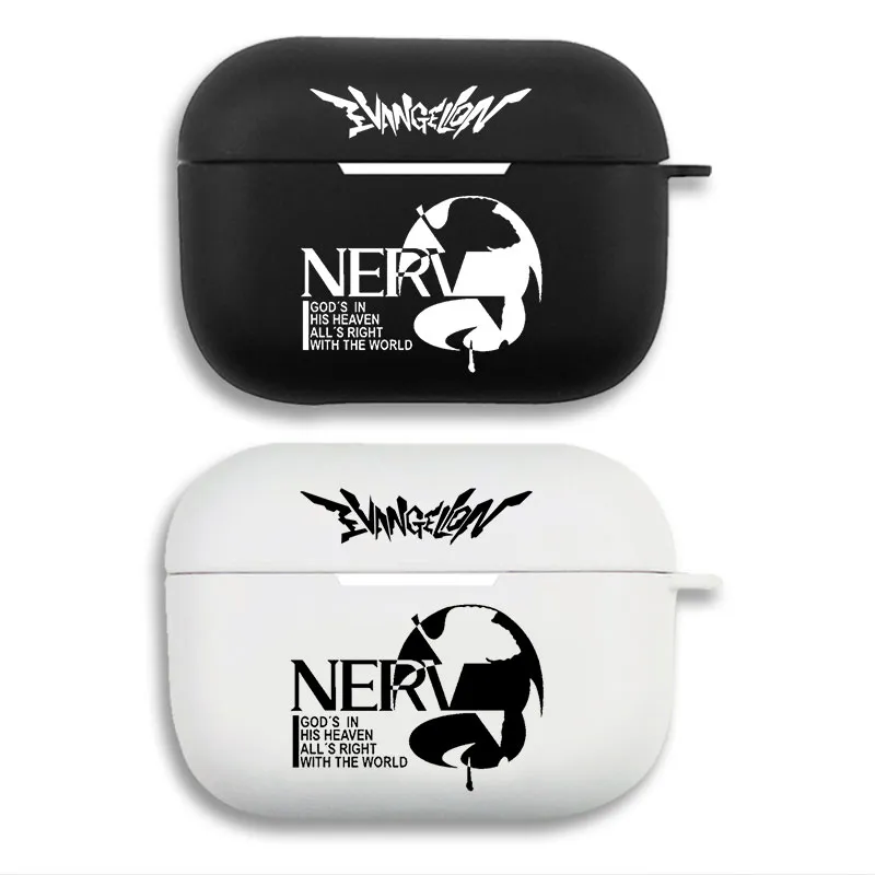 EVA Anime NERV Logo God's In His Heaven AirPods Case