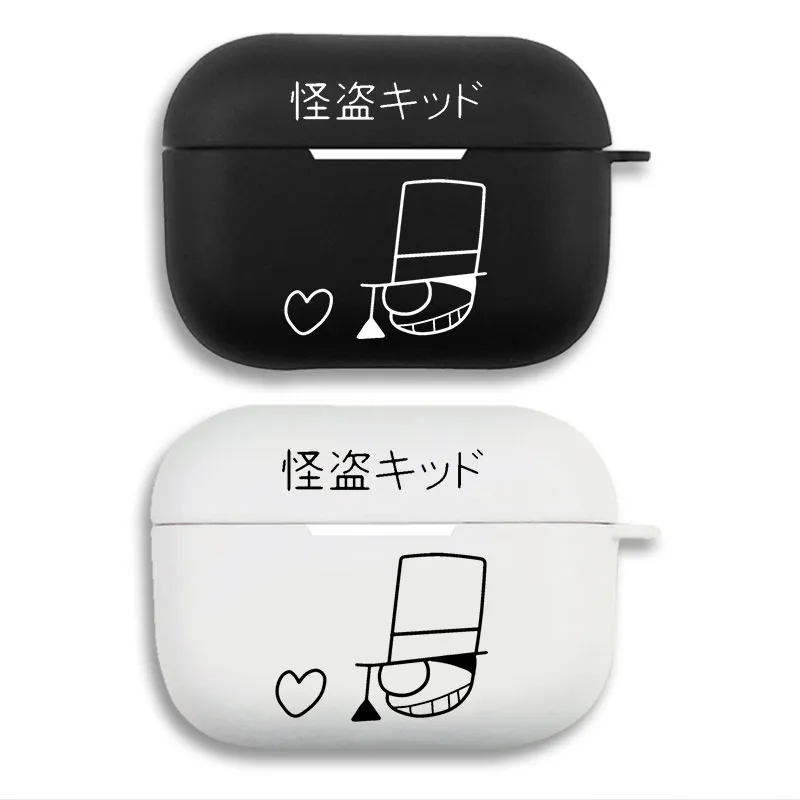 DAlien Visitorective Conan Kaito Kid Doodle Minimalist Logo AirPods Case