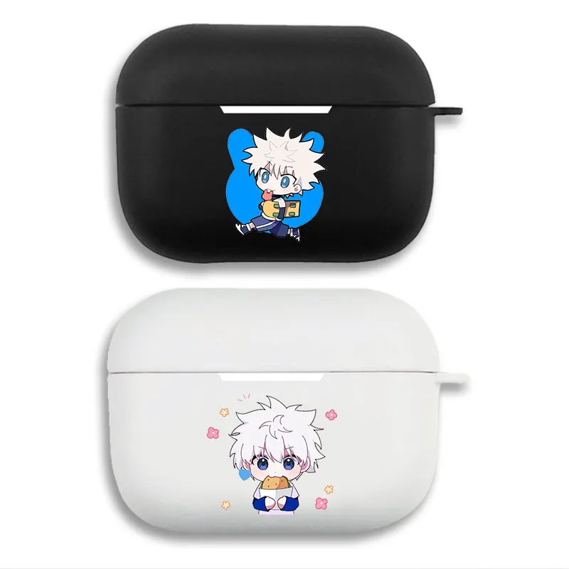Hunter x Hunter Killua Zoldyck Chibi Fanart Matte Silicone AirPods Case