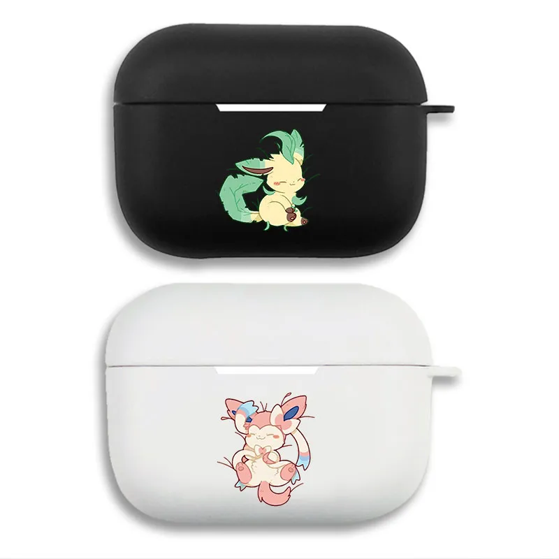 Creature Collection — Cute Leafeon & Sylveon Eevolution Matte AirPods Case