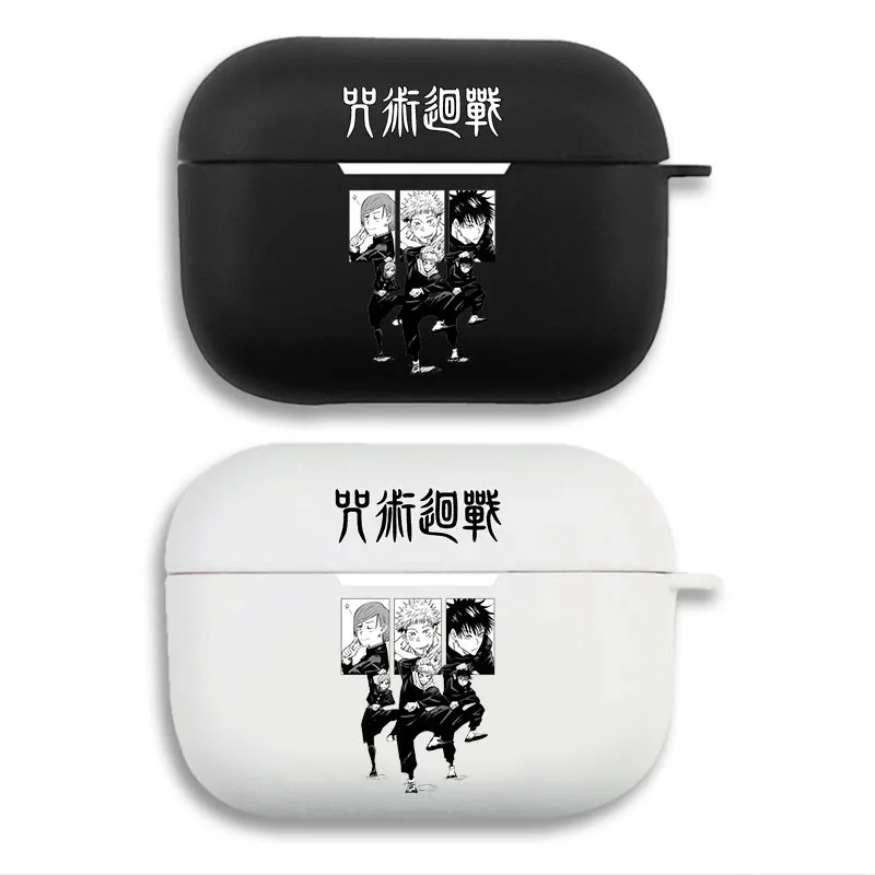 Curse Exorcist Manga Panel Trio — Matte Graphic Print Silicone AirPods Case