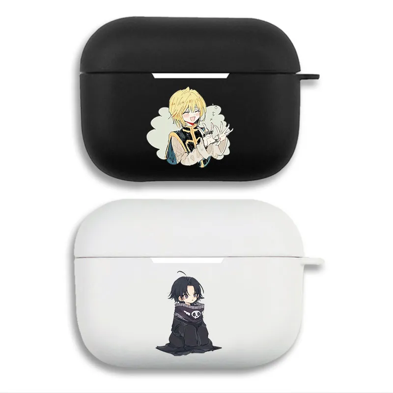 Hunter x Hunter Kurapika and Feitan — Chibi Matte Graphic Print Silicone AirPods Case