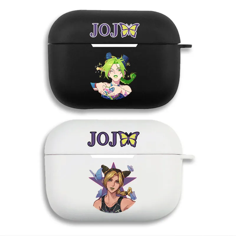 JOJO Anime Jolyne Cujoh — Matte Graphic Print Silicone AirPods Case